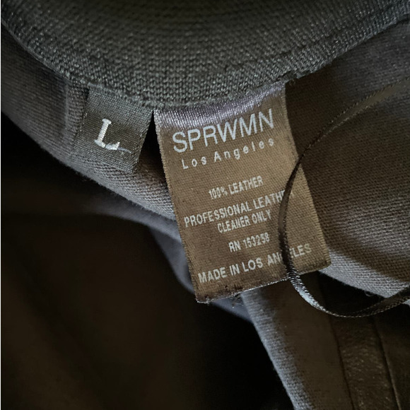 SPRWMN Leather Mini Skirt - Picture 5 of 5